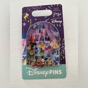Disney Parks JOEY CHOU Train/ Castle Disney Pin NWT